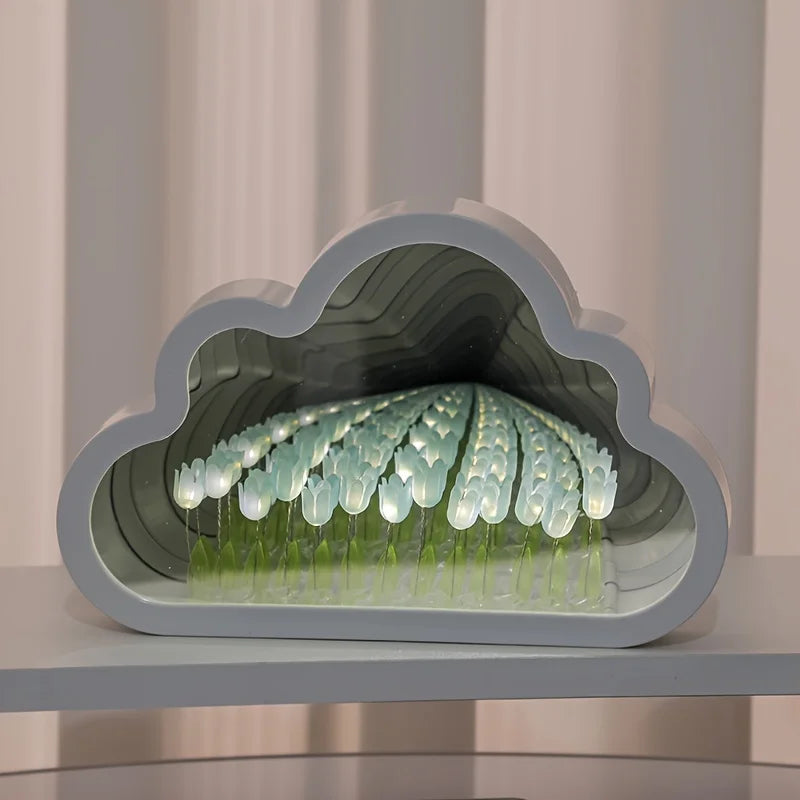 Cloud-Shaped Tulip Nightlight