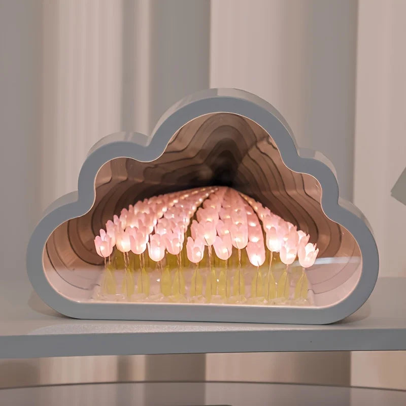 Cloud-Shaped Tulip Nightlight
