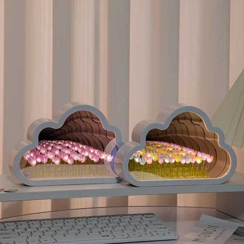 Cloud-Shaped Tulip Nightlight